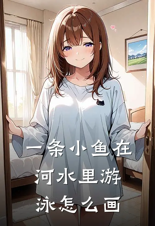 一条小鱼在河水里游泳怎么画