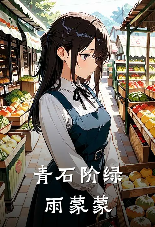 青石阶绿雨蒙蒙