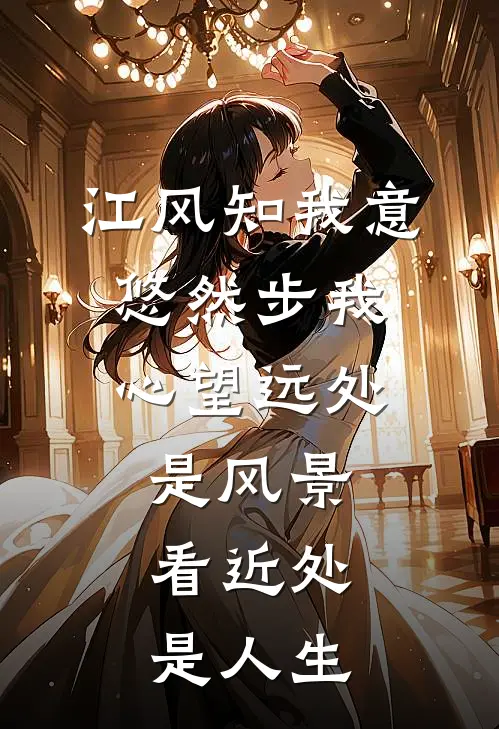 江风知我意,悠然步我心 望远处是风景,看近处是人生