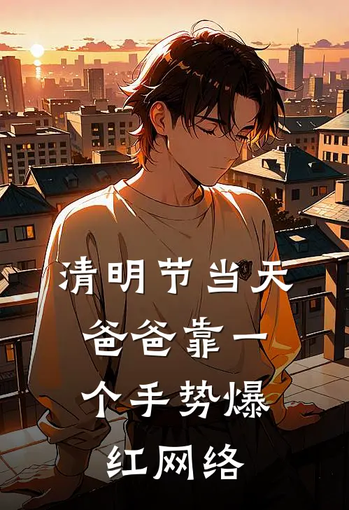 清明节当天，爸爸靠一个手势爆红网络